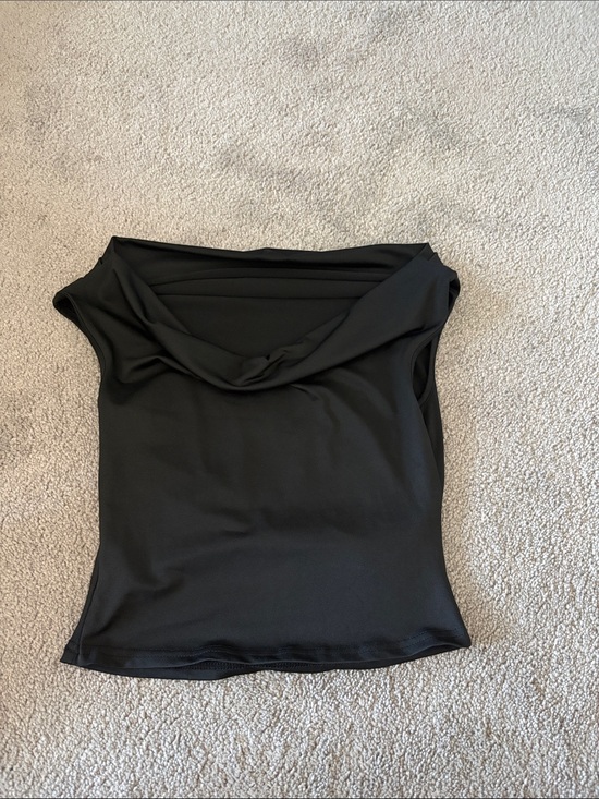 SHEIN Tops - Black Sleeveless Cowl Neck Women's Top